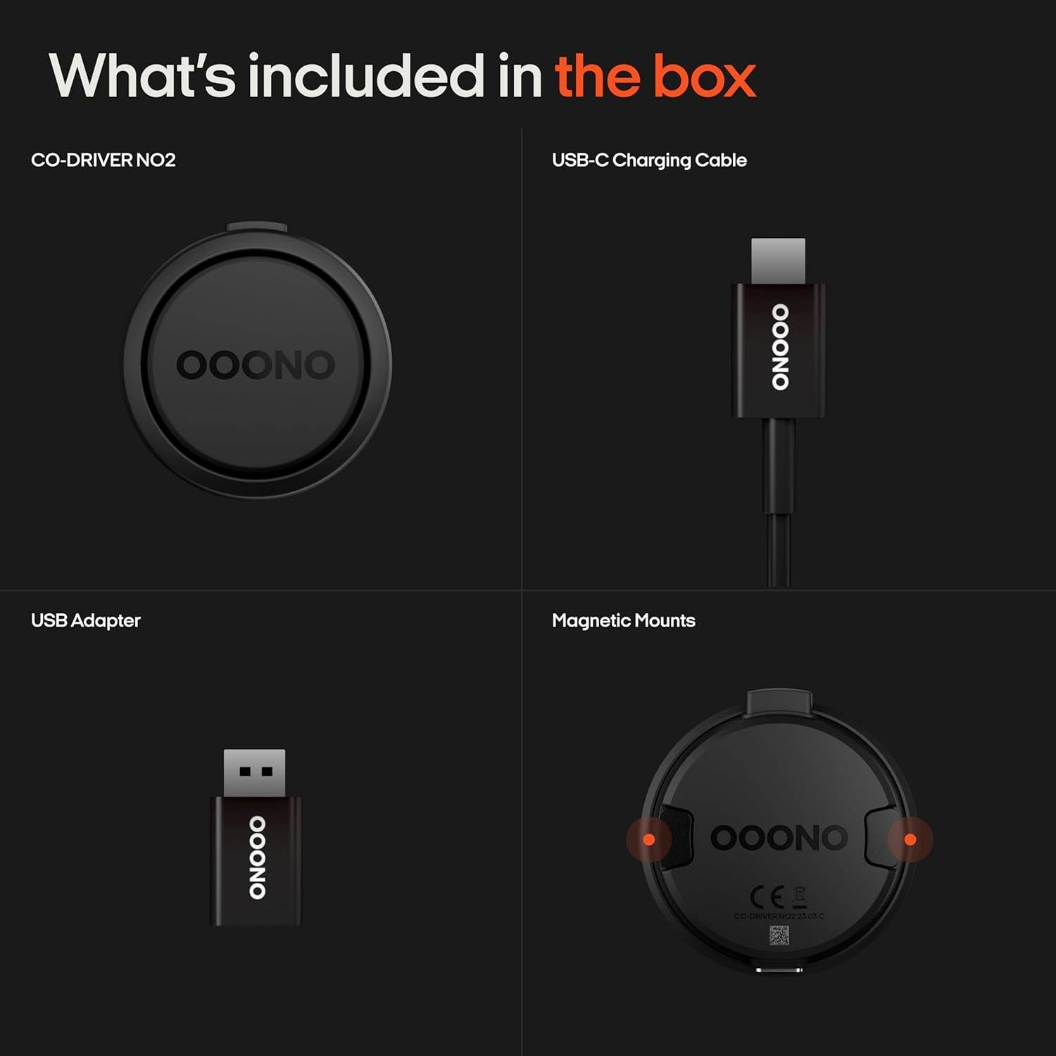 Co-Driver NO2 Autooptimiertes Modell Blitzerwarngerät Wiederaufladbar mit LED-Anzeige
